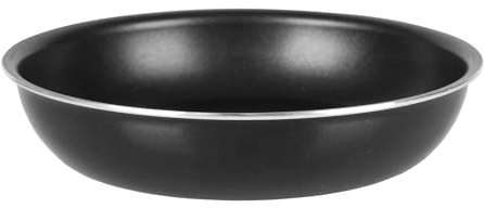 Créalys 523572 - Sartén de aluminio (diámetro de 20 cm, altura de 4,5 cm, revestimiento interior negro antiadherente, sin PFOA, compatible con mango DECLIC NEW (no incluido)