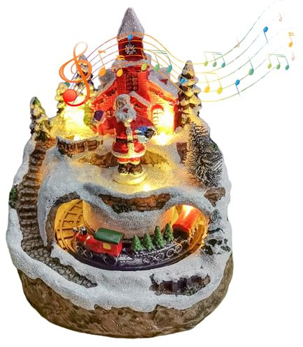 Weihnachtsdorf Mit Beleuchtung, Weihnachtsdeko Häuser, Weihnachtshaus Beleuchtet, Weihnachtshäuser, Weihnachtsstadt Mit Beleuchtung Christmas Town, Beleuchtung Weihnachtsdeko Sale Winterdorf (A)