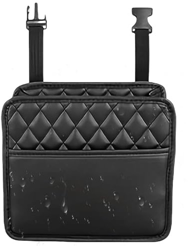Organizador de coche, organizador de asiento, organizador de asiento trasero, soporte para bolso de mano para asiento de coche, bolsa trasera de alta capacidad para organizar el asiento trasero del
