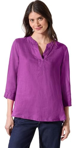 Cecil Damen B345359 Bluse, Magenta Lacquer, XL