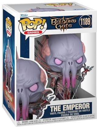Funko POP! Games: Baldur's Gate 3– The Emperor – samlarbar vinylfigur – presentidé – officiell produkt – leksak för barn och vuxna – modellfigur för samlare och för utställning