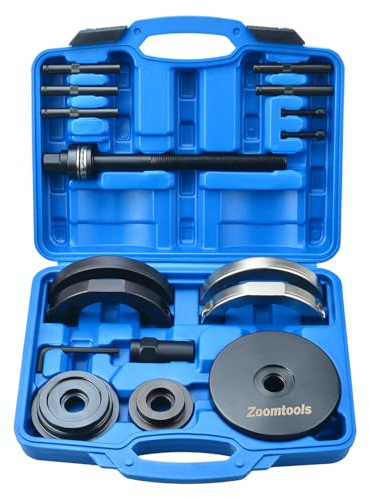 Zoomtools Strumento per la rimozione del Cuscinetto della Ruota Anteriore da 85 mm, Kit di rimozione del mozzo estrattore per pressa per Cuscinetti della Ruota, Compatibile con VW T5 Touareg