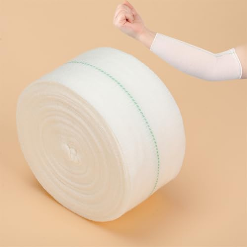 Vendaje tubular elástico 5 cm x 15 m reutilizable vendaje de compresión vendaje de fijación para brazos, rodillas y piernas