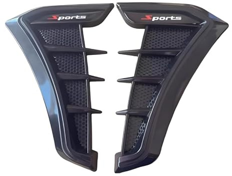R-timer Alette Spoiler per Paraurti Anteriore per BMW X6 E71 2008-2014, Auto Labbro Spoiler Modanatura Paraurti Anteriore Auto, Nero