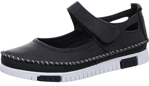 Gemini ballerina mockasiner för kvinnor 382534-01, storlek:39 EU, Färg:svart