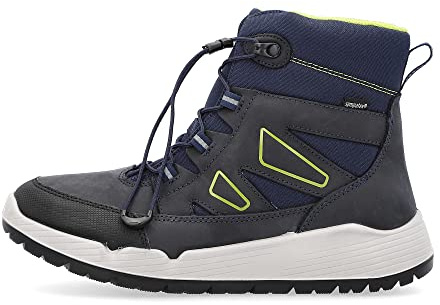Richter Kinderschuhe Rs-1 Schneestiefel, Black Atlantic Feile, 35 EU