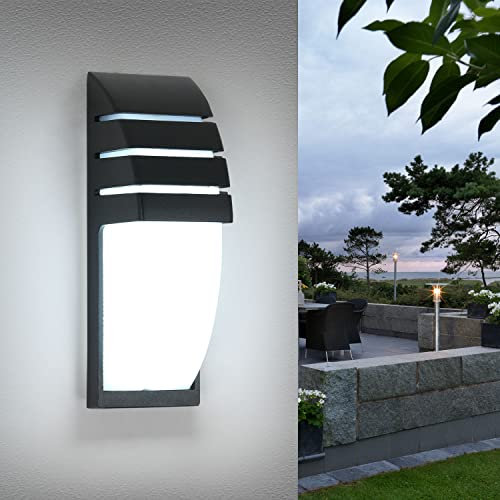 Comely 12W Applique da Parete LED Moderno, Lampada da Esterno Interno/Esterno, IP65 Impermeabile, Applique LED per Soggiorno, Portico, Balcone, Luce Bianca Fredda 6000K