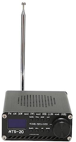 Kurzwellenradio, ATS-20 Si4732 Allband-Funkempfänger mit SSB-Empfang, UKW-AM-MW-SW-Handfunkgerät, Eingebauter für Camping zu Hause Im Freien