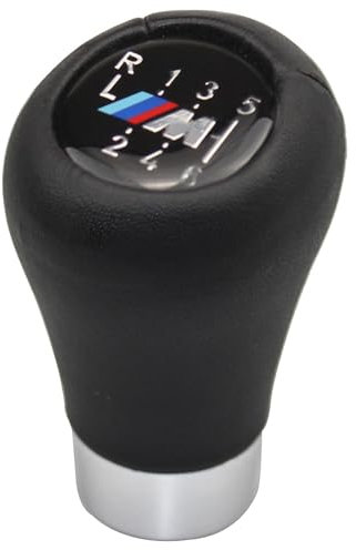 lcyen 6 Gang Car Gear Shift Knob Sporthebel Handball für BMW 1 3 5 6er X1 X3 X5 E60 E61 E65 E83 E84 E91 E92