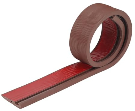 Rampa de umbral para puerta, 90 x 7,5 x 1 cm/1,5 cm/2 cm, PVC, para silla de ruedas, andador o scooter eléctrico (marrón, 1,5 cm)