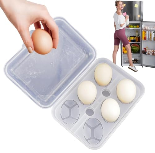 Contenedor De Huevos - Caja De Almacenamiento De Huevos | 6 Contenedor De Almacenamiento De Embrague De Rejilla Con Fondo | Funda De Almacenamiento Absorbente De Choques Para Camping Picnic
