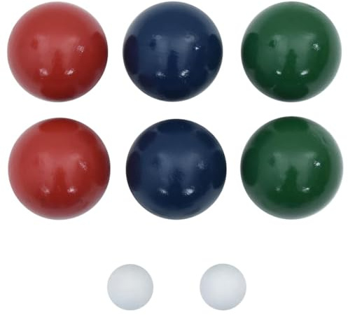 Generico Set Bocce 8 pz con Custodia Trasporto in Legno Massello di Pino,Articoli Sportivi,Ricreazione all'aperto,Giochi all'aperto,Giochi da prato-4008441