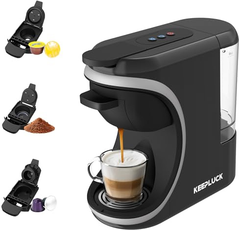 ST-551 Cafetera de cápsulas 3 en 1 para Nespresso Original/Dolce Gusto/Polvo