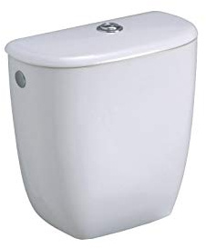 ALLIA-Réservoir Bastia, équipé mécanisme silencieux GEBERIT classe acoustique 1, double-chasse 3L 6L à bouton poussoir chromé réf 00382510000640