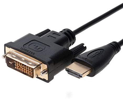 DVI-D to HDMI Video Cable 24+1 Pin Dual Link M/M 1.5f 3ft 6ft 10ft 15ft 25ft (1.5FT)