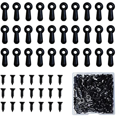 100 Pieces Metal Picture Frames Turn Button Fasteners with 100 Pieces Screws, Picture Frame Hardware Backing Clips Picture Turn Button Frame Picture Turn Button Fasteners Set