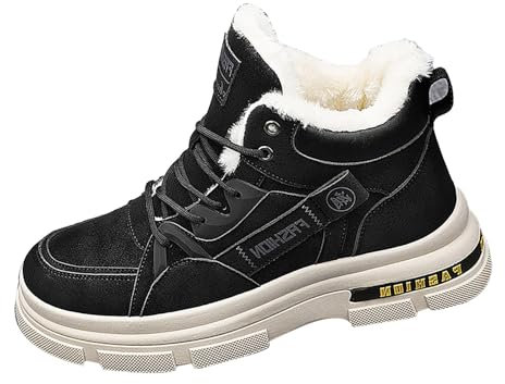 Gummistiefel Damen Arbeitsschuhe Pflege Gummistiefel Herren Stahlkappe S3 Sicherheitsschuhe Herren Hoch Arbeitsschuhe Herren Winter Gefüttert Schuhe mit Spikes Ausklappbar Herren Sicherheitsschuh 38