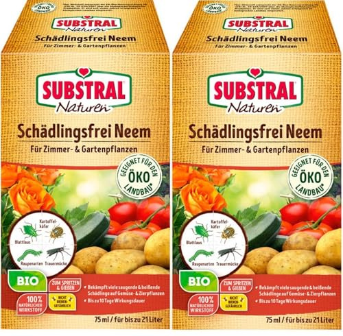 2 X 75ml Substral Naturen Schädlingsfrei Neem