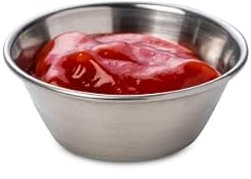 Stainless Steel Ramekins 1.5oz / 43ml - Pack of 24 - Sauce Pots, Condiment Bowls, Dip Dishes