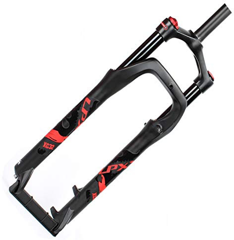 STRTG Fat Fahrradgabel Federgabel,135 Mm Fahrradgabel Radfahren Luftstoßdämpfer Federgabel Schnee MTB Moutain 20 Zoll Federgabeln Aluminiumlegierung Für 4 0 Reifen