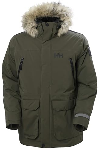 Helly Hansen Hombres Parka pura, Verde, 2XL