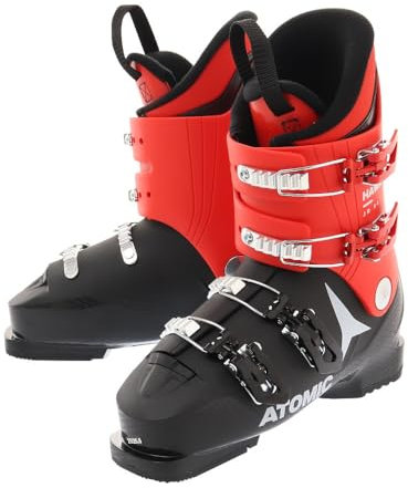 ATOMIC HAWX Jr R4 Schwarz/Rot Skischuhe, Negro y Rojo, 40 EU