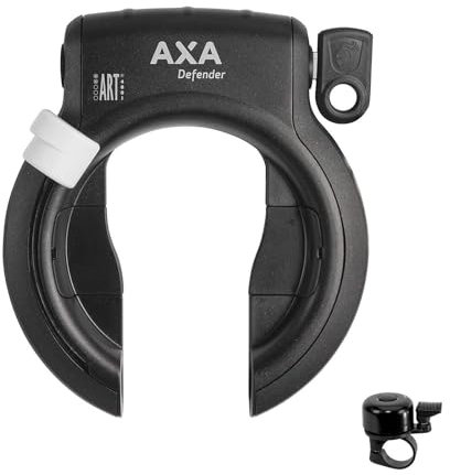 AXA Defender LTD 19 Rahmenschloss Anniversary Edition schwarz inkl. Fahrradklingel