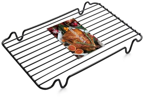 Nonstick Roasting Rack, Heavy-Duty Fit for Turkey Roasting Pan 12x 7.5