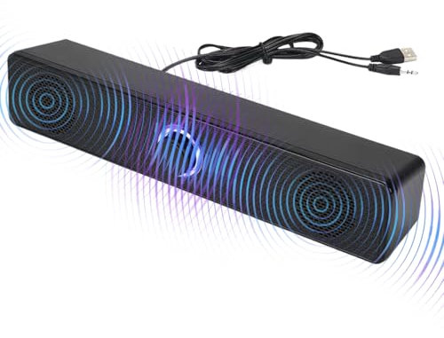 Générique Enceintes Barre de Son - Barre De Son Cinéma Maison - Système Audio sans Fil À Graves Profonds Et Volume Amplifié pour Télévision, Ordinateur, Projecteur, Console De Jeu Et Autres