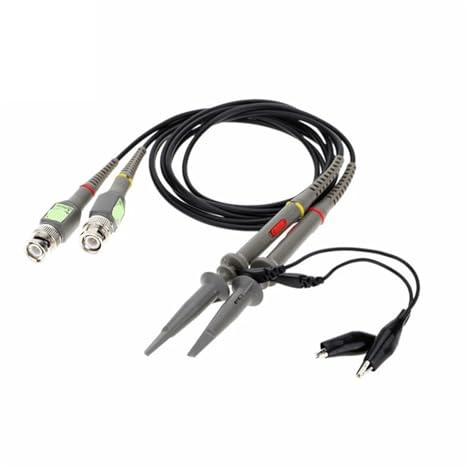 2 Pieces BNC Oscilloscope Probe Kit P6100 100MHz 1X 10X Precision