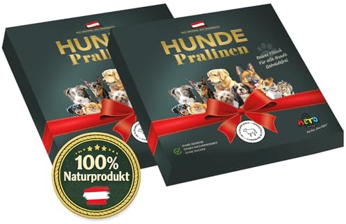Alto - Premium Hunde-Pralinen vom Kalb | in hochwertiger Geschenk-Box | 100% Naturprodukt | besondere Hundeleckerlies - 2 Packungen
