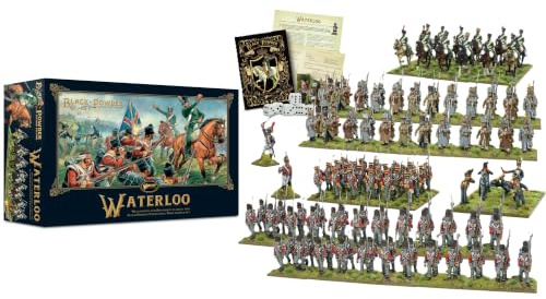 Warlord Games Black Powder - Waterloo Starter Set - 28mm Scale Plastic Miniatures Highly Detailed Napoleonic Era Miniatures for Table-top Wargaming