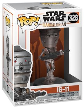 Funko Pop! Vinyl: Star Wars: IG-11 - Star Wars: the Mandalorian - Collectable Vinyl Figure - Gift Idea - Official Merchandise - Toys for Kids & Adults - TV Fans - Model Figure for Collectors