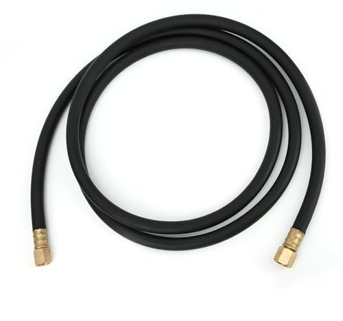 Inert Gas Welding Hose Argon CO2 Nitrogen Compressed Air Hose Union Nut 1/4 Inch 1.5m/2.0m(2.0m)