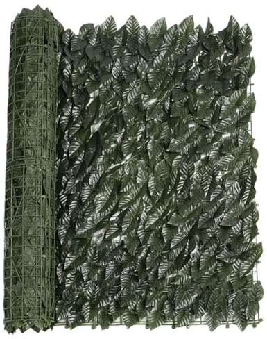 Rollo de valla de privacidad para patio, jardín, panel verde para decoración de pared, 6 estilos, 1/3M-01-0,5 x 1 m