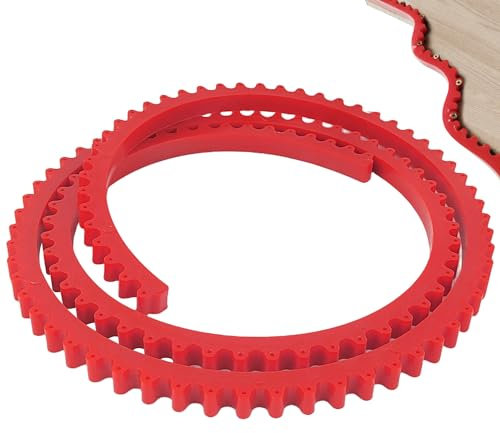 2 m Règle à Courbes Fraisage de Moulures, Chaîne Dentée Gabarit de Fraisage, Pliable Gabarit de Courbe, Fixation Multipoints Gabarit de Fraisage, pour le Travail du Bois Et du Métal (1)