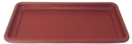 NG NICCOLAI FIORIERE E SOTTOVASI PLASTICA VARIE MISURE (SOTTOFIORIERA 60X32X28,5 cm, TERRACOTTA)