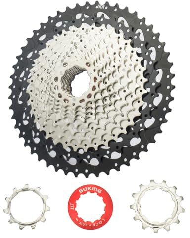 CYSKY 12 Fach Fahrrad Kassette 11-50T, 11-52T Kassette Kompatibel mit Shimano Sram Sunrace, Passend für Mountainbike, Rennrad, MTB (12 Fach 11-50t)