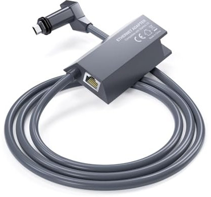 For Starlink Ethernet Adapter for Dish Antenna Satellite Internet V2 Powerline Kit for Wired Fast & Stable Connection External Network GEN2 Ethernet Adapter