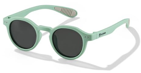 FLITZKIDS flexible Sonnenbrille Kinder 3-8 Jahre I 100% UV Schutz I flexibler Rahmen I bruchsicher I rutschfeste Bügel I kratzfeste Gläser I schadstofrei I DIN EN ISO konform