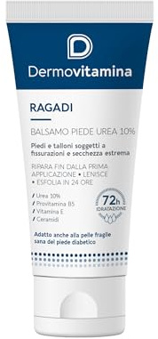 Dermovitamina - Ragadi Piede Balsamo Urea 10% 75ml - Crema Piedi