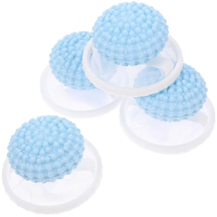 TOYZFRIENDY Attrape-poils Réduit la Dispersion des Poils Machine à Laver pour Pp et Polyester Flottant 4pcs Haute Efficacité pour Peluches et Poils D'animaux Lors du Lavage