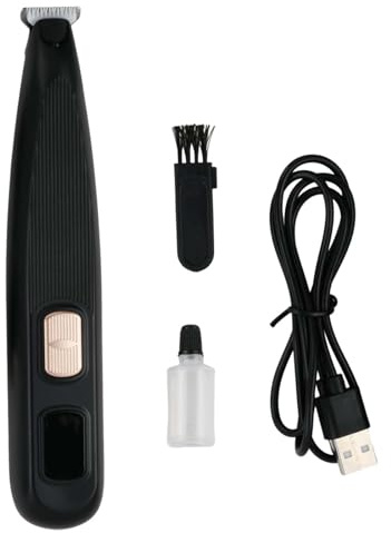 Litinliv Cortapelos para Perros y Gatos, Maquina Cortar Pelo Perros Silenciosa, Afeitadora de Pelo Para Mascotas, Cuchilla de 18 mm de Ancho, Cortapelos para Mascotas for Paws, Eyes, Ears