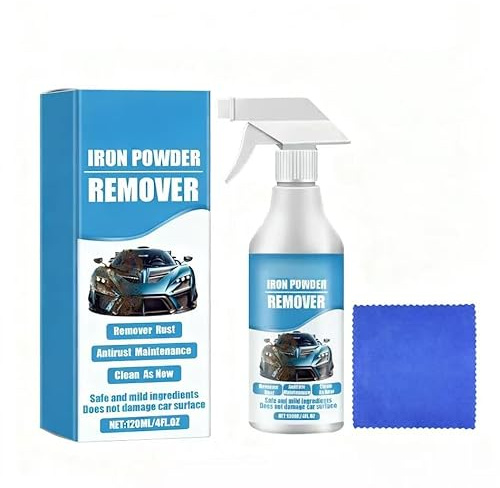 Car Iron Powder Rust Remover - Automotive Paint and Tire Rust Removal, Polishing, Decontamination, Cleaning, Rust Stain Renovation Agent