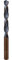 Alpen 62600330100 Foret hélicoïdal, Gris, 3.3 mm