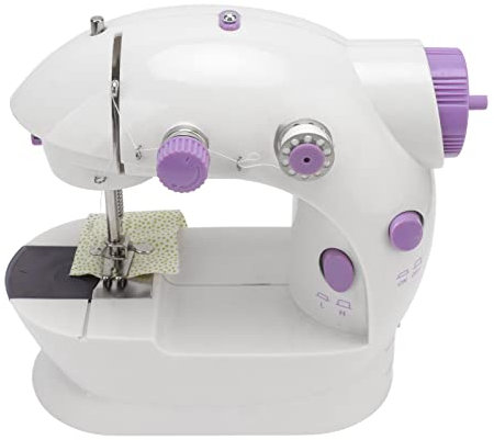 Mini-Nähmaschine, Tragbar, Handlich, Einfach, Kleine Anfänger-Nähmaschine, Multifunktions-Ausbesserungsmaschine, DIY-Schnellstich-Werkzeug für Kleidung, Vorhänge, Bettlaken