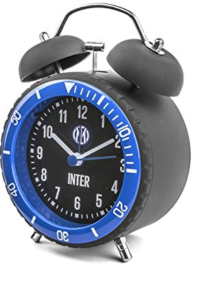 Inter - Sveglia Ufficiale Analogica Forma Sveglia e Campana