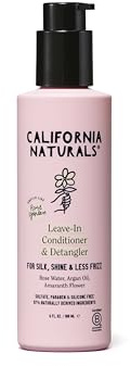 California Naturals Leave In Conditioner, Coconut Milk Hair Care Detangler, Natural, Vegan, Paraben & Sulfate Free, Smoothing, Primer & Stylerfor Frizzy, Dry, Hair and All Hair Types, 6 fl oz