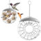Meisenknödelhalter Vogelfutterspender Vogelfutterstation Meisenknödel Halter Futterspender Vögel Maisenknödelhalterung zum Aufhängen Knödelhalter für Vögel
