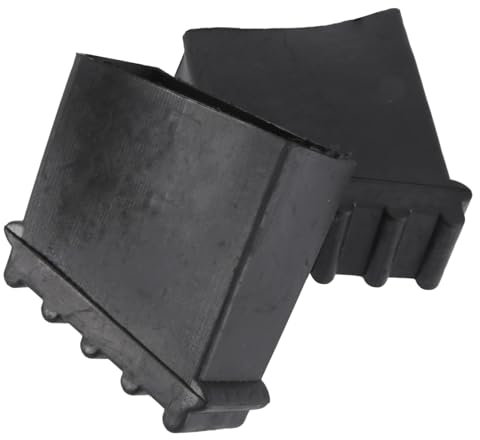 WHAMVOX 2piezas Protectores Antideslizantes Para Pies De Escalera Cubiertas Resistentes Al Desgaste Accesorios Para Escaleras Domésticas De Negras Fáciles De Instalar Garantizan Estabilida